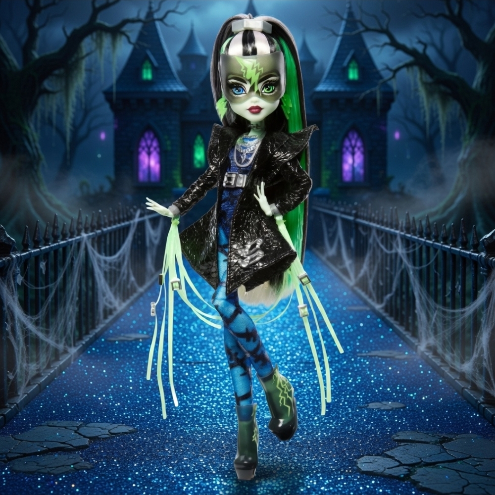 🐝●Monster High Haunt Couture Midnight Runway Frankie Stein Doll